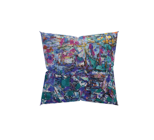 Premium Pillow: Abstraction in Purple