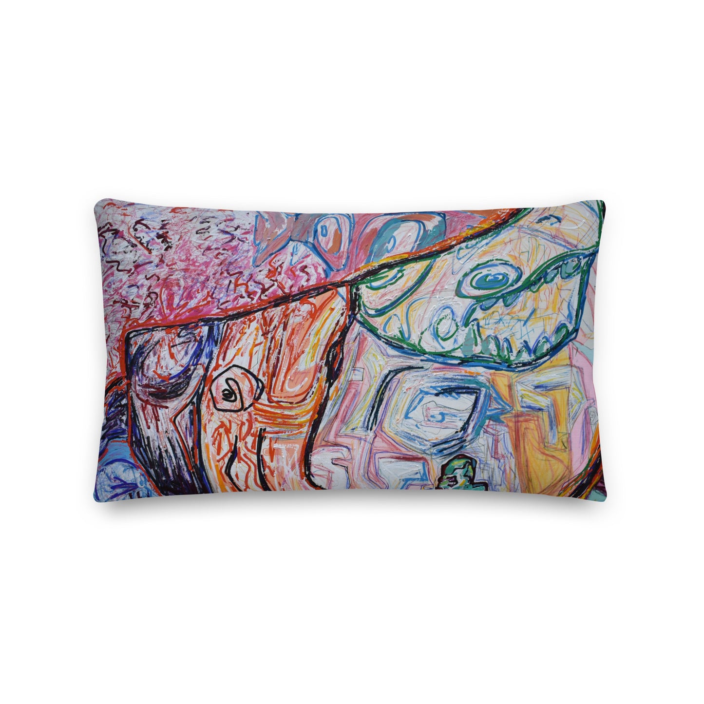 Whales and Sharks Premium Pillow