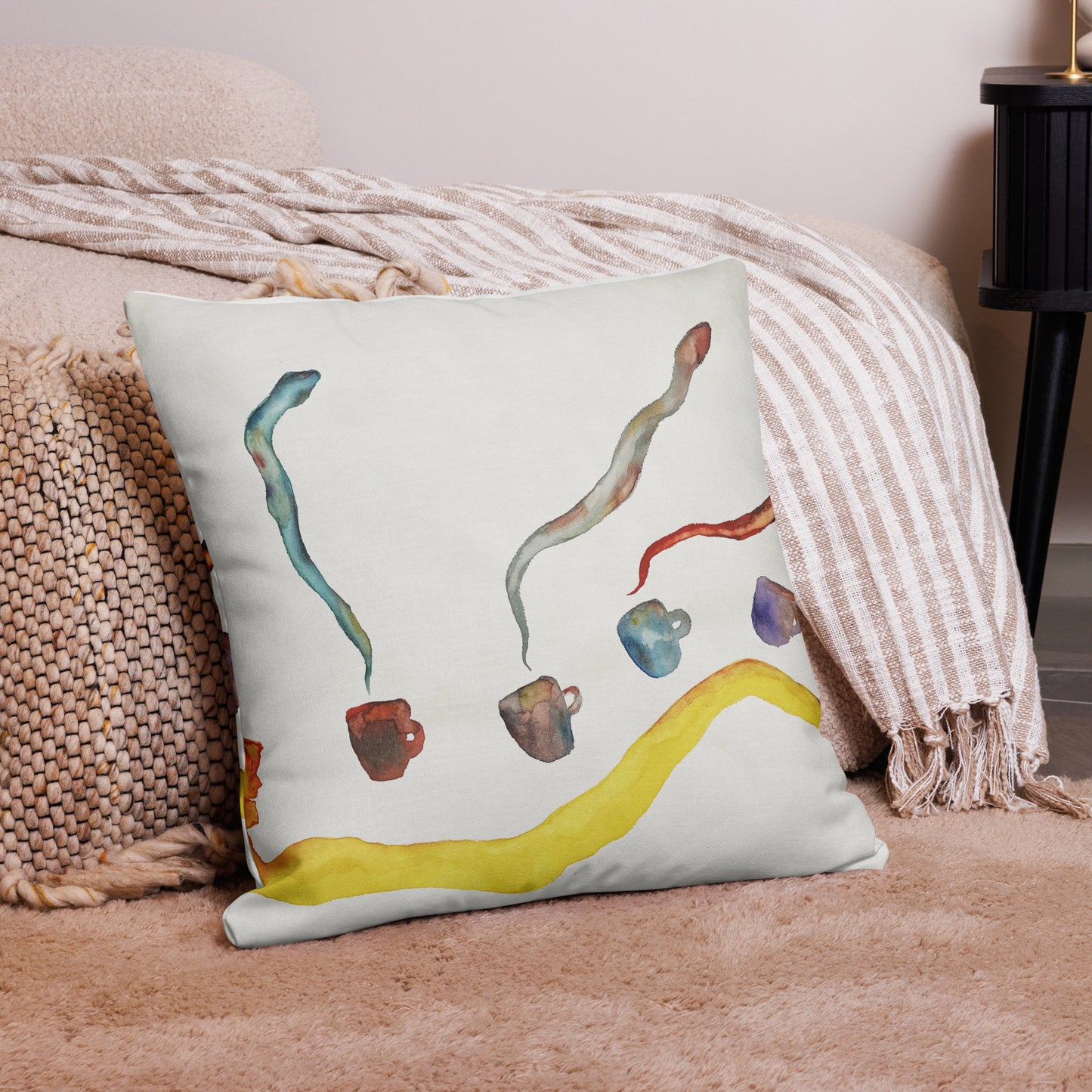 Premium Pillow: Teacups