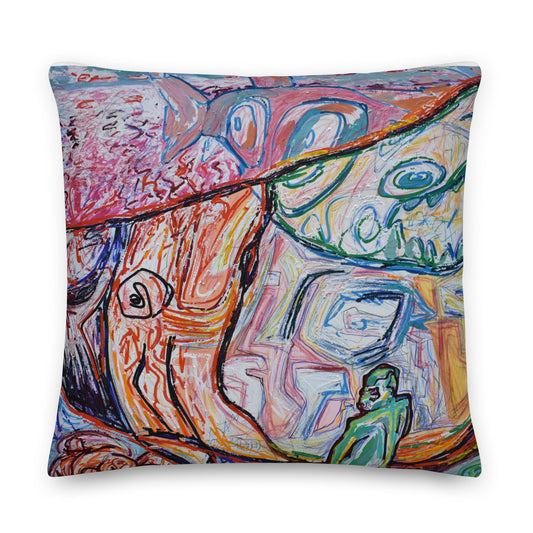 Whales and Sharks Premium Pillow