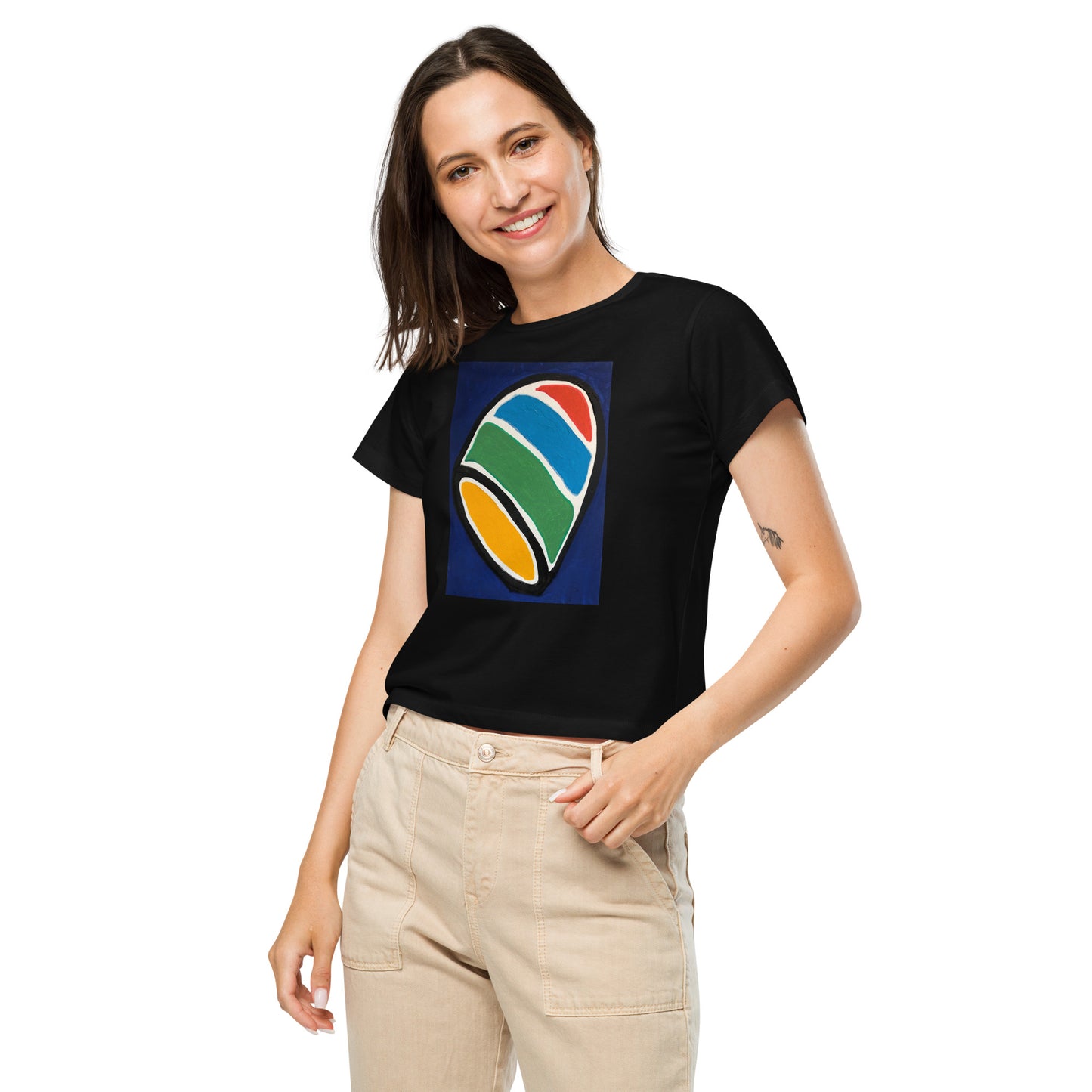 The Bullet. women’s high-waisted t-shirt