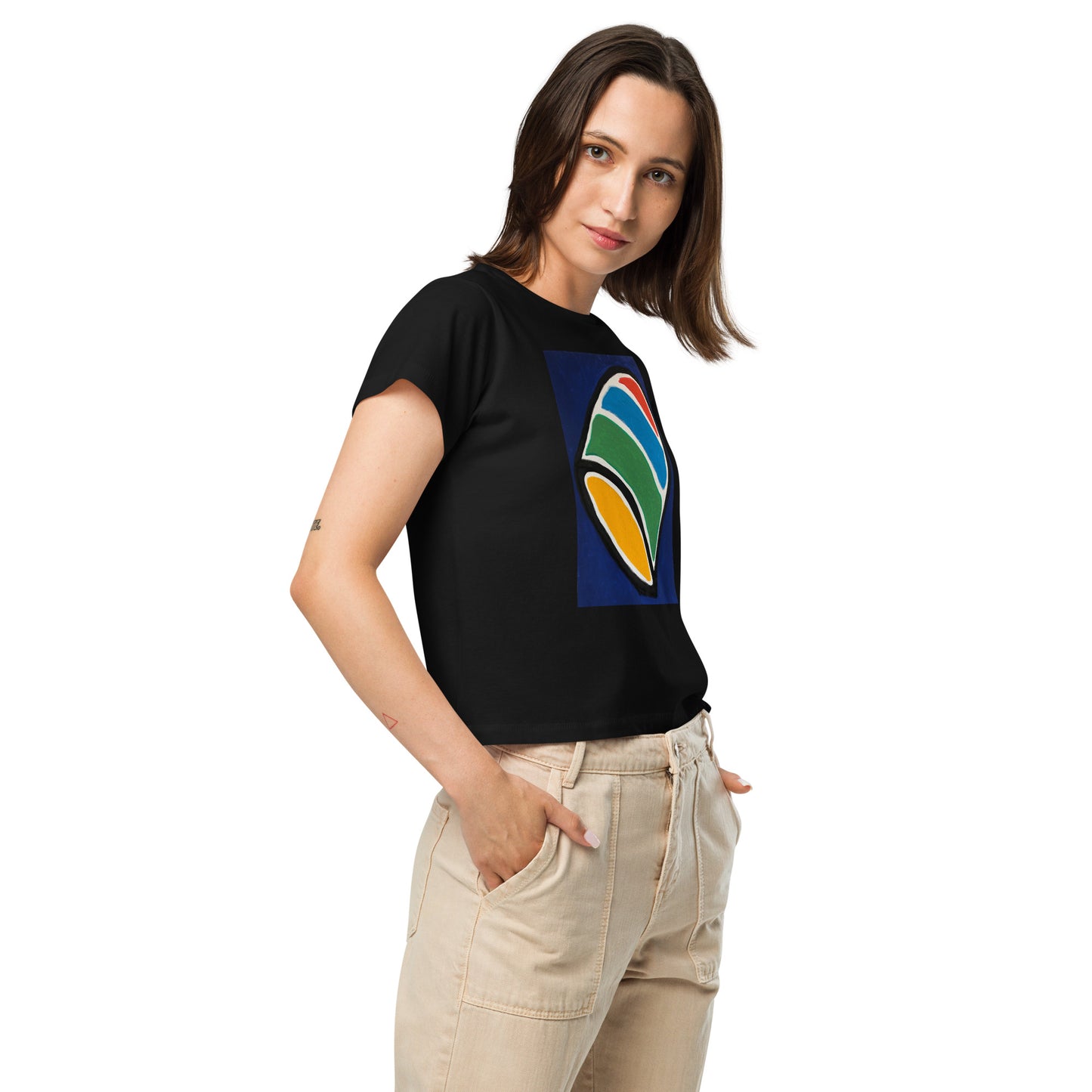 The Bullet. women’s high-waisted t-shirt