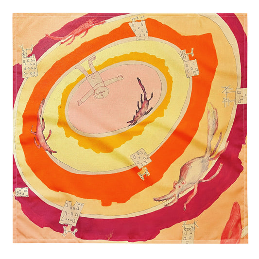 Rat Race: Premium Original Art Scarf