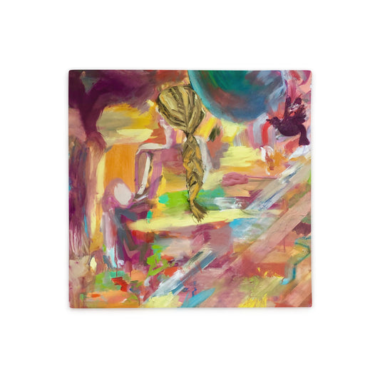 Mars Gazing: Premium Original Art Pillow Case