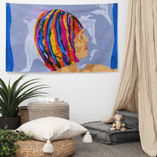 Queen on Queen: Original Art Tapestry