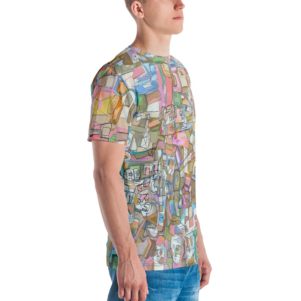 Urban Landscape: Men's Premium Original Art T-Shirt