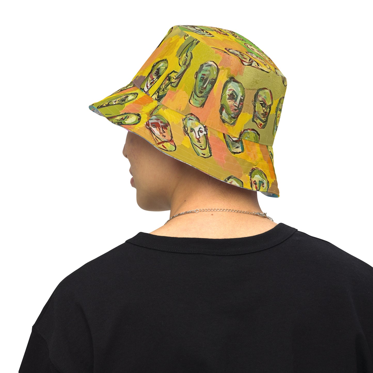 No In No Out/Urban Landscape: Reversible bucket hat