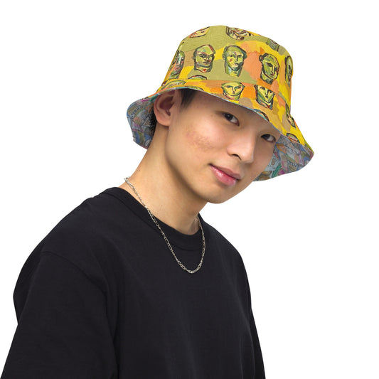 No In No Out/Urban Landscape: Reversible bucket hat