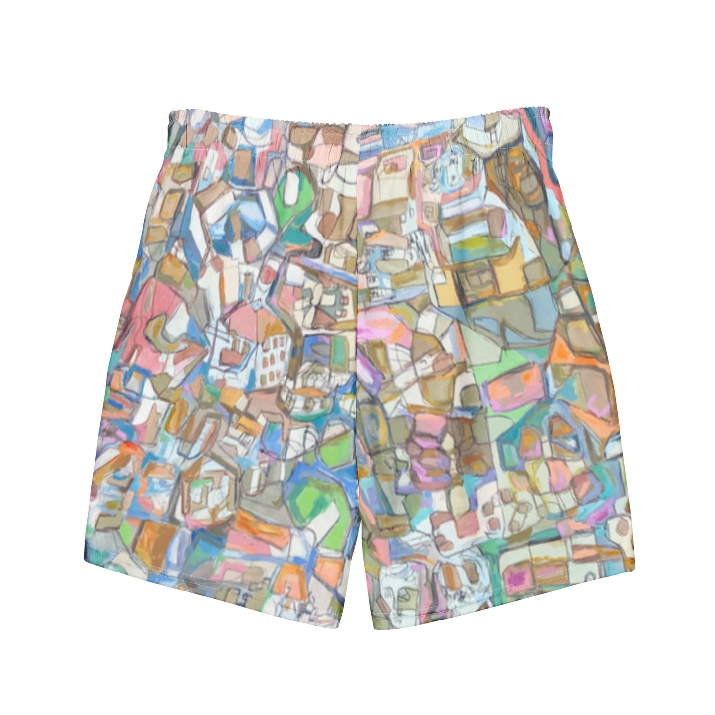 Urban Landscape: Original Art Men's Swim Trunks