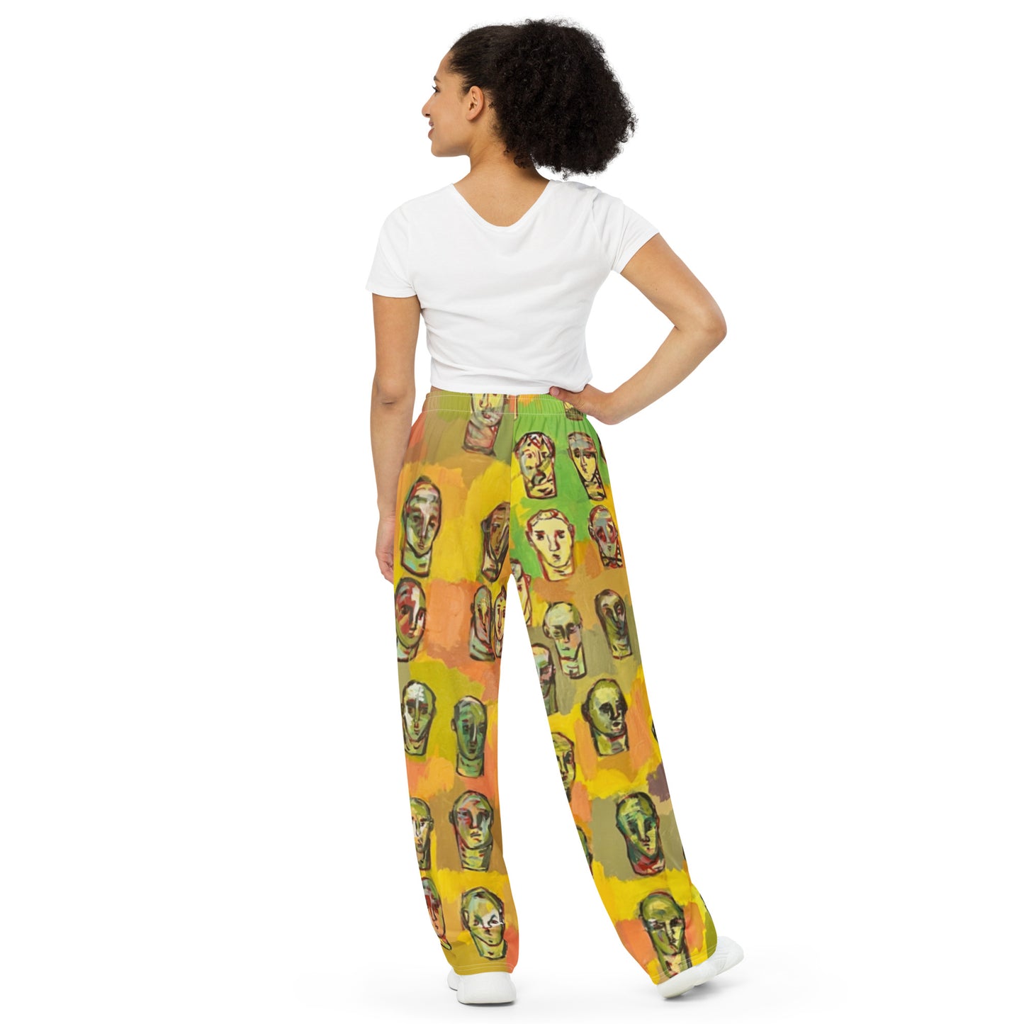 No In No Out: Original Art Unisex Wide-Leg Pants