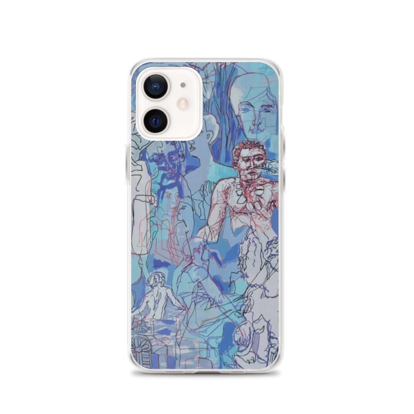 Blue Jungle: Original Art iPhone Case