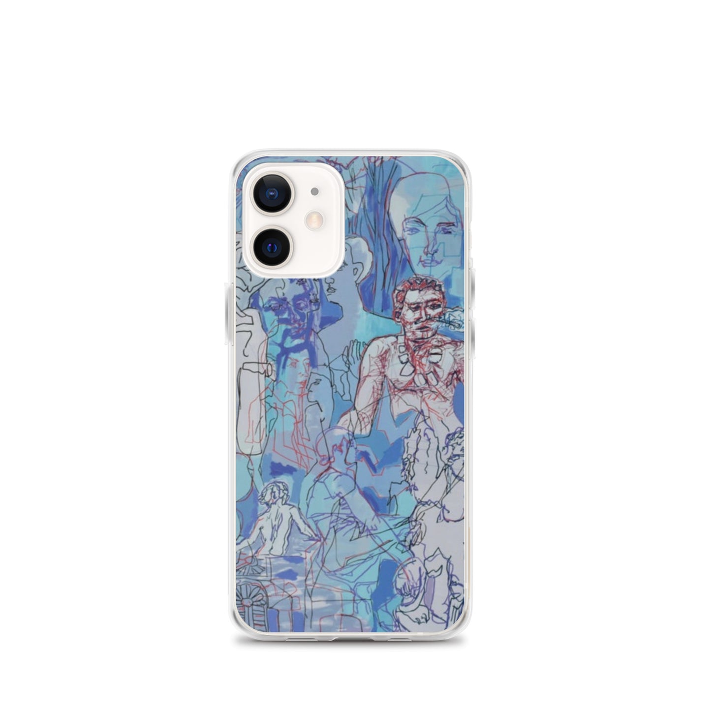 Blue Jungle: Original Art iPhone Case