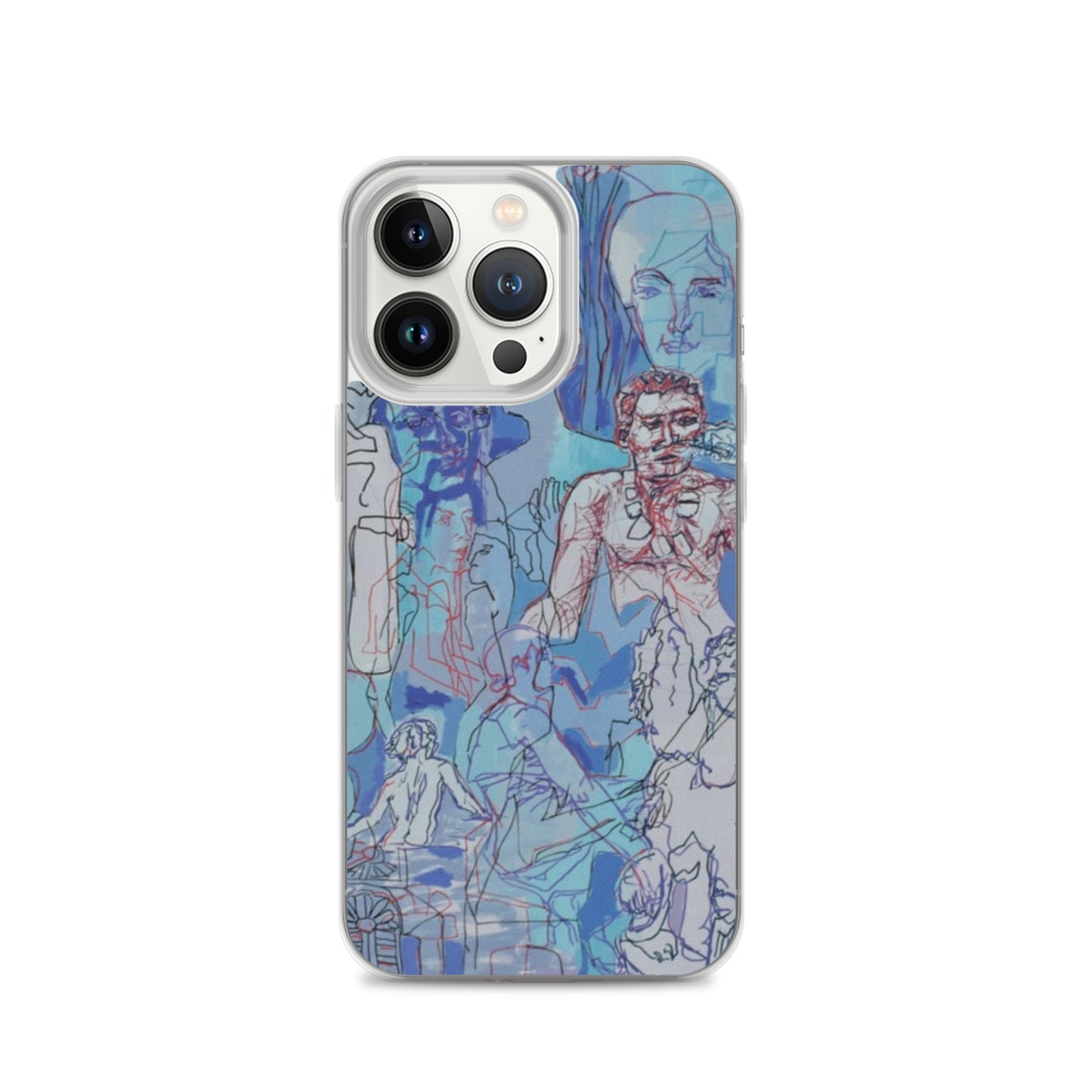 Blue Jungle: Original Art iPhone Case