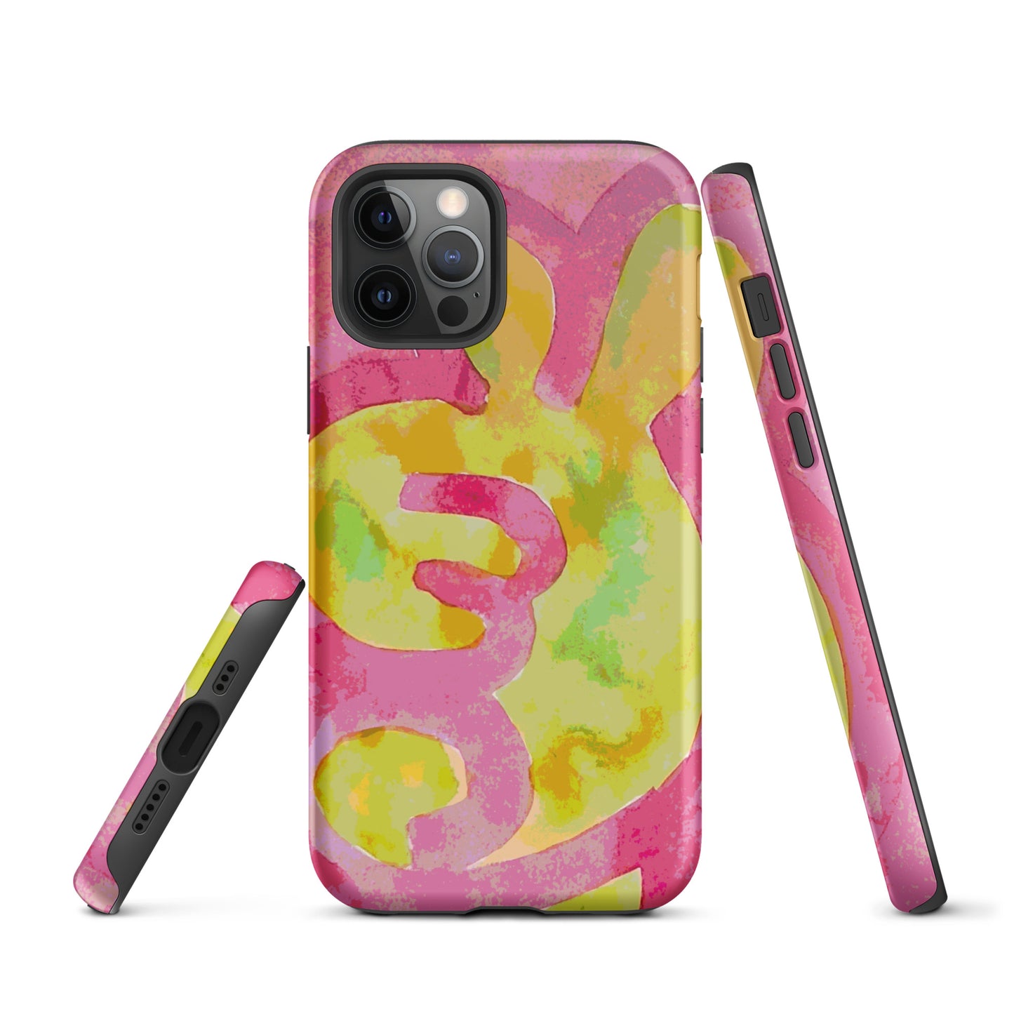 Hand Sign 3: Original Art iPhone Case