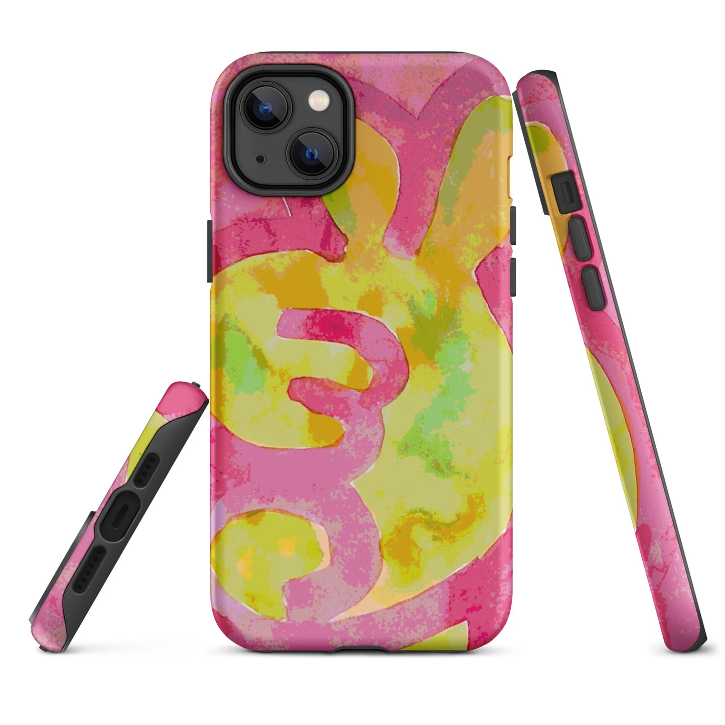 Hand Sign 3: Original Art iPhone Case