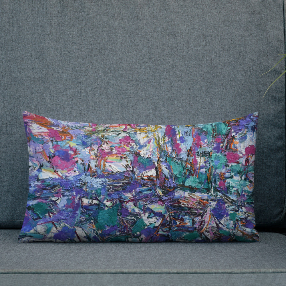Premium Pillow:  Abstraction in Purple