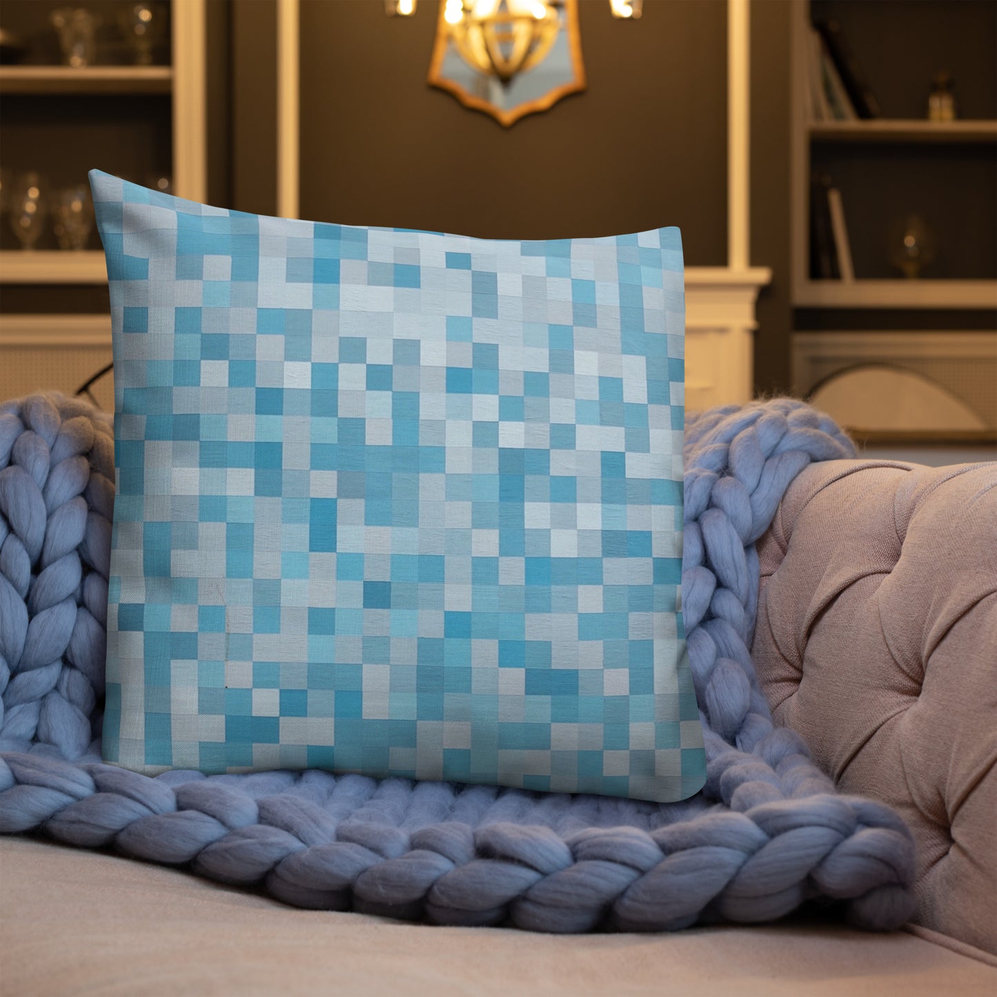 Pixel painting Premium Pillow
