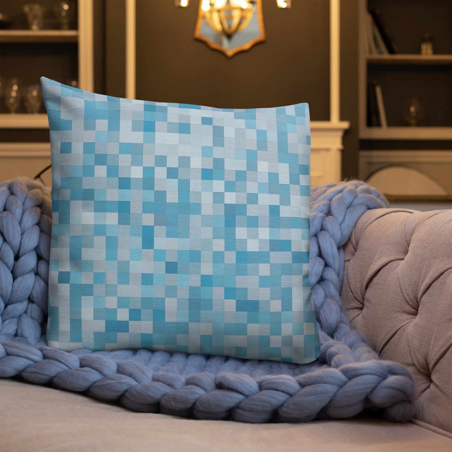 Pixel painting Premium Pillow