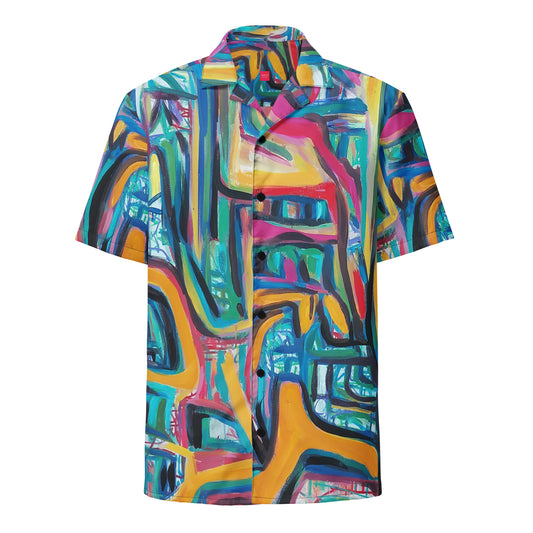 Counter Jungle, unisex button shirt