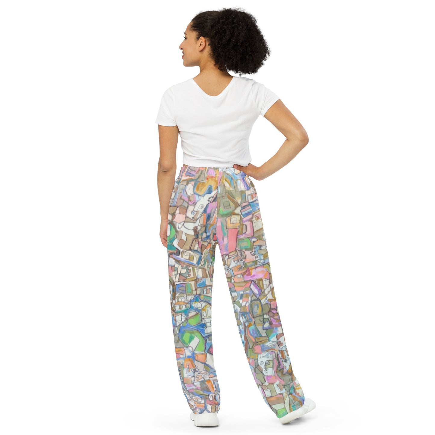 Urban Landscape: Unisex Wide-Leg Pants