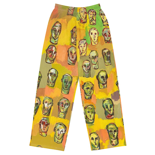 No In No Out: Original Art Unisex Wide-Leg Pants